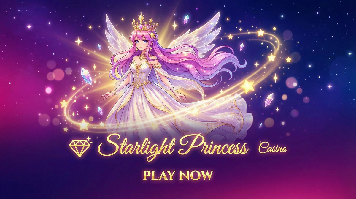 Starlight Princess - A princesa mágica do pixbet cercada por estrelas brilhantes e cristais encantados